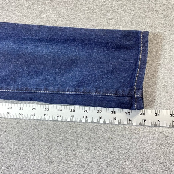 Grace In LA Skinny Jeans Women 9/28 Blue Embellished Skinny Textured Faded Denim - Picture 16 of 16